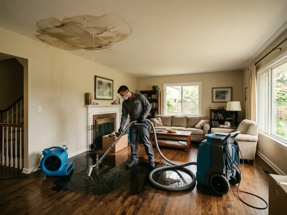 attic-pipe-burst-ceiling-drip-008 — frequently asked questions, Water Damage Restoration & Carpet Care in Dunkirk, MD